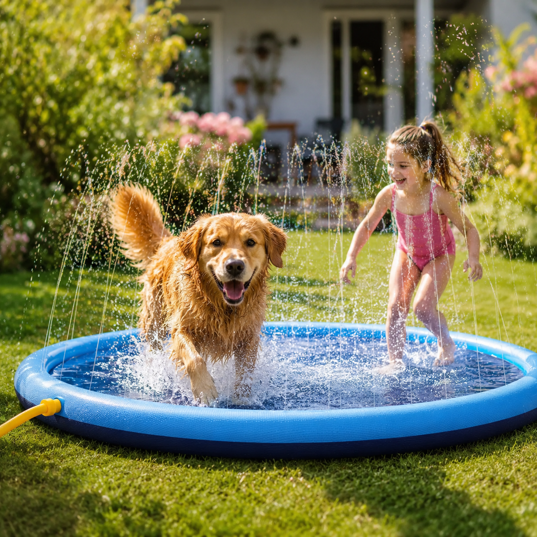 Jeux d'eau pour chien : comment les rafraîchir et les faire jouer cet été