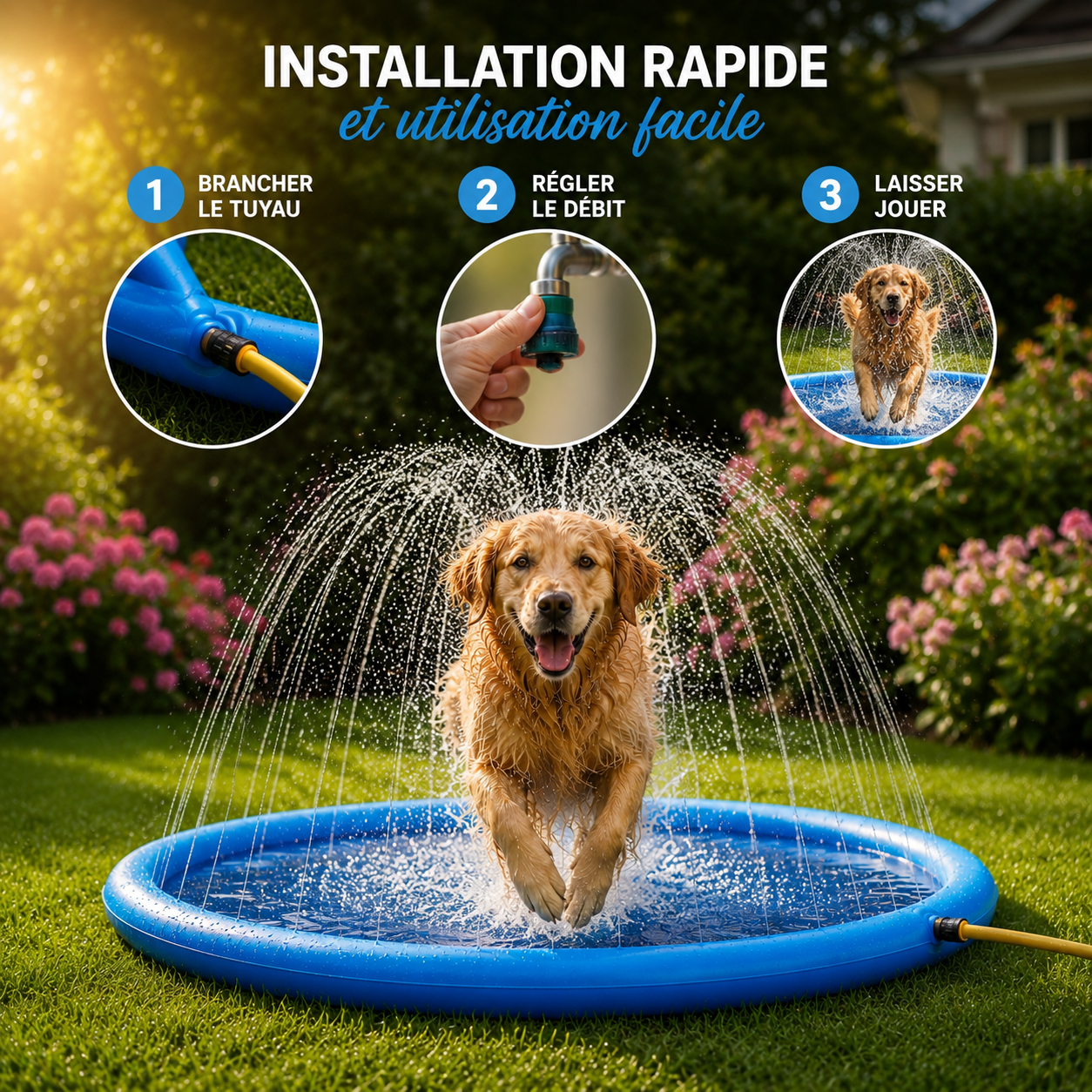 Splash Pad — Tapis Rafraîchissant